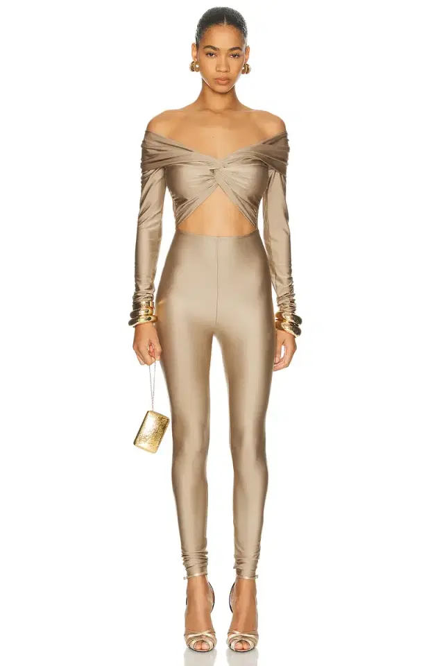 The Andamane Kendall Off Shoulder Jumpsuit