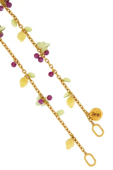 Saint Laurent Lemon Charms Chain | Thumbnail 2 Saint Laurent Lemon Charms Chain | Thumbnail 2