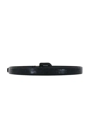 Saint Laurent Croc Embossed Boucle Recouverte Belt | Thumbnail 2 Saint Laurent Croc Embossed Boucle Recouverte Belt | Thumbnail 2