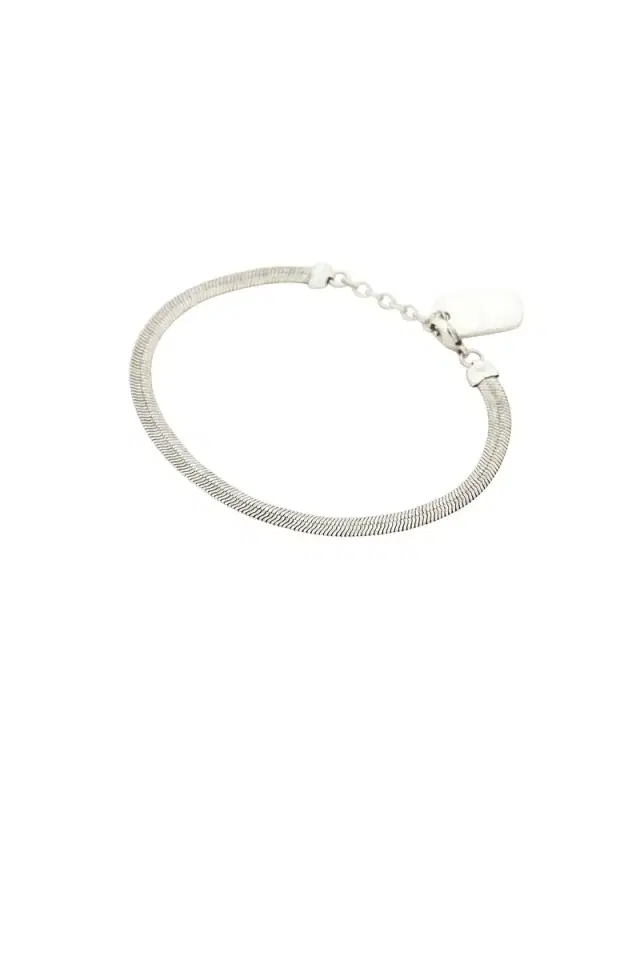 Saint Laurent Flat Snake Chain Bracelet