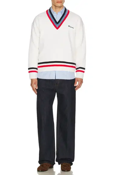 Marni V Neck Sweater | Thumbnail 3 Marni V Neck Sweater | Thumbnail 3