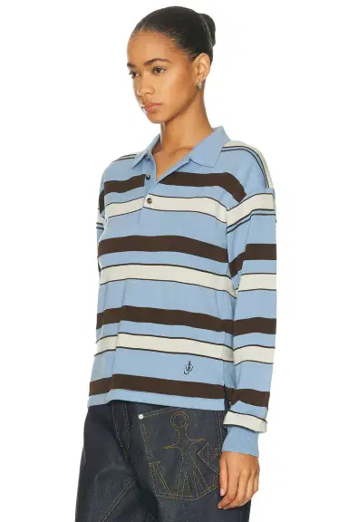 JW Anderson Knitted Rugby Polo Sweater | Thumbnail 2