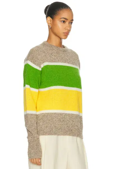 JW Anderson Stripe Crew Neck Sweater | Thumbnail 2 JW Anderson Stripe Crew Neck Sweater | Thumbnail 2
