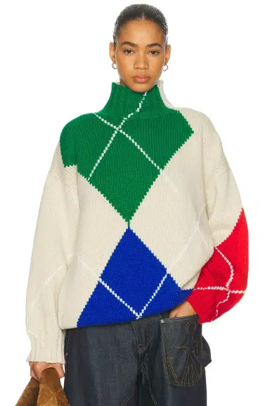 JW Anderson JWA X Pringle Turtleneck Jumper | Thumbnail 1 JW Anderson JWA X Pringle Turtleneck Jumper | Thumbnail 1