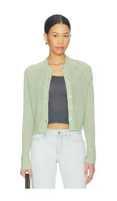 RE/DONE Slim Cashmere Cardigan | Thumbnail 2 RE/DONE Slim Cashmere Cardigan | Thumbnail 2