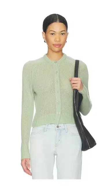 RE/DONE Slim Cashmere Cardigan | Thumbnail 1 RE/DONE Slim Cashmere Cardigan | Thumbnail 1