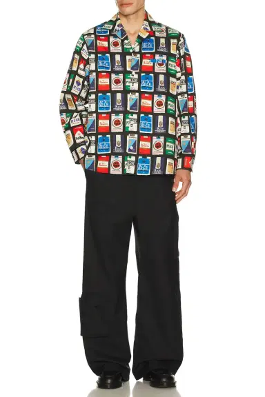 rice nine ten Ciggy Open Collar Shirt | Thumbnail 3