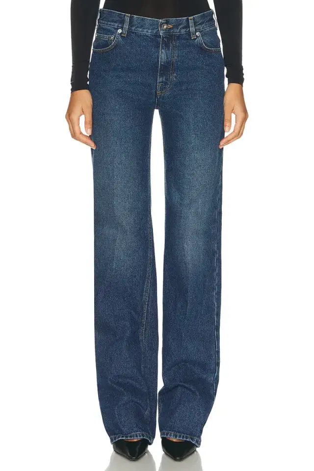 Mugler Mid Rise Wide Leg