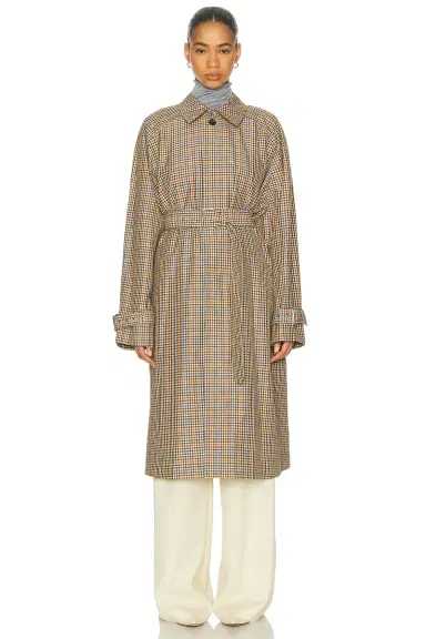 Frame The Plaid Mac Coat | Thumbnail 4