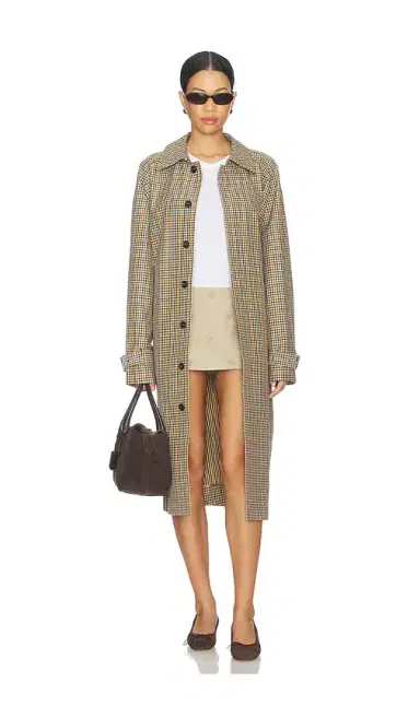 Frame The Plaid Mac Coat | Thumbnail 1