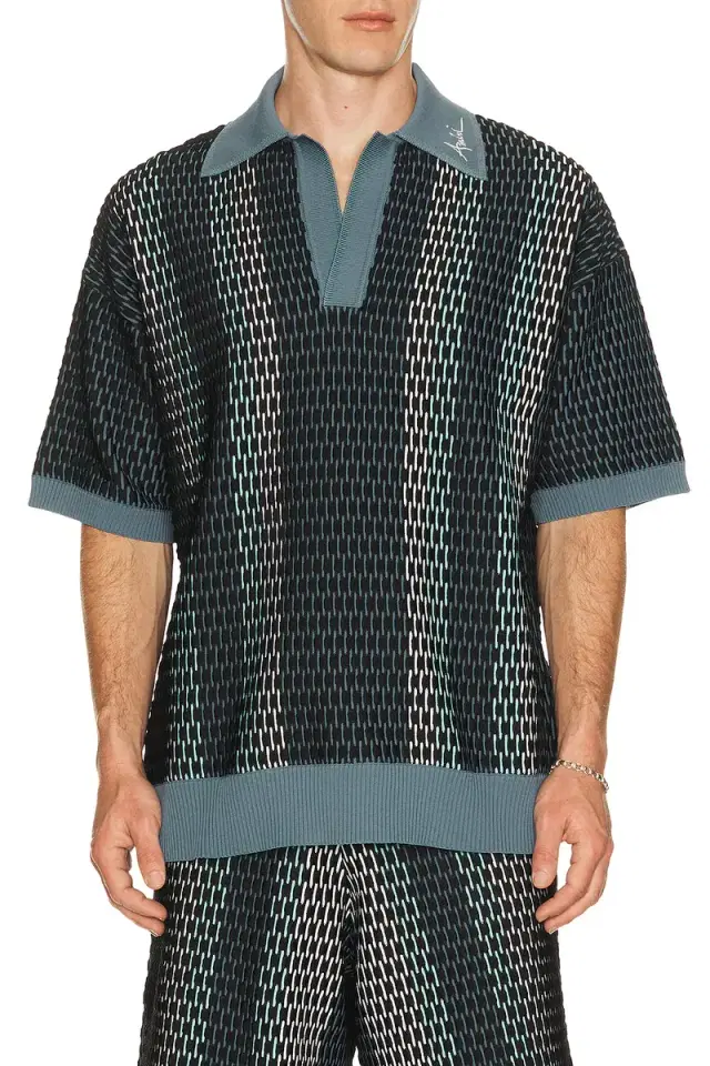 Amiri Striped Polo