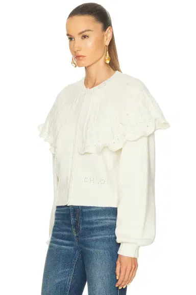 Chloé Chunky Wool Cardigan | Thumbnail 3 Chloé Chunky Wool Cardigan | Thumbnail 3