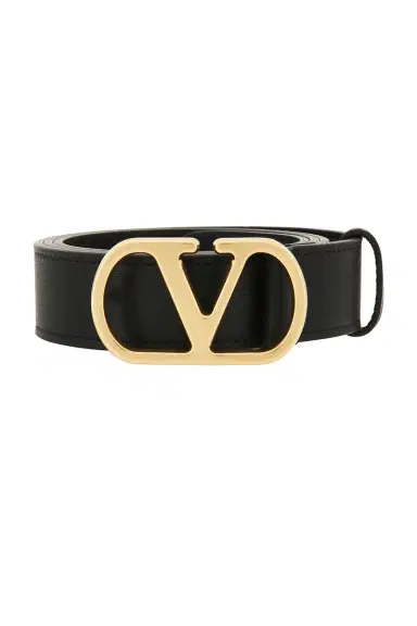 Valentino Garavani Brass Logo Belt | Thumbnail 3