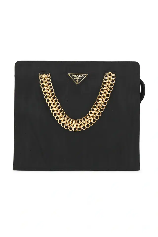 FWRD Renew Prada Vintage Tessuto Tote Bag