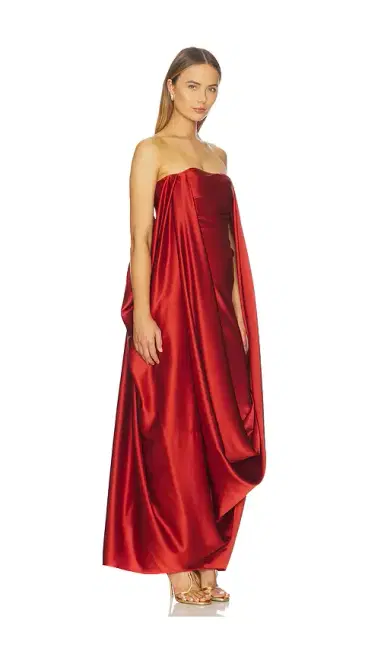 ALEJANDRA ALONSO ROJAS Draped Overlay Gown | Thumbnail 2