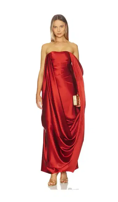 ALEJANDRA ALONSO ROJAS Draped Overlay Gown | Thumbnail 1