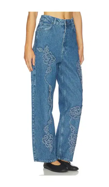 ROTATE Denim Boyfriend Jeans | Thumbnail 2 ROTATE Denim Boyfriend Jeans | Thumbnail 2