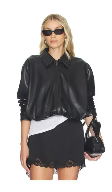 Elodie the Label Kael Faux Leather Jacket | Thumbnail 1