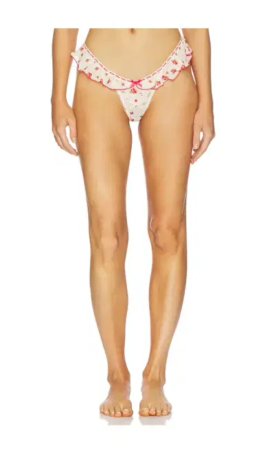 For Love & Lemons Leah Thong Panty | Thumbnail 1 For Love & Lemons Leah Thong Panty | Thumbnail 1