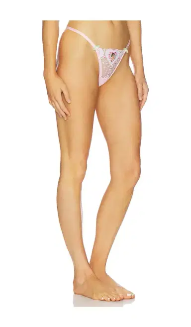 For Love & Lemons Cherub Love Thong Panty | Thumbnail 2
