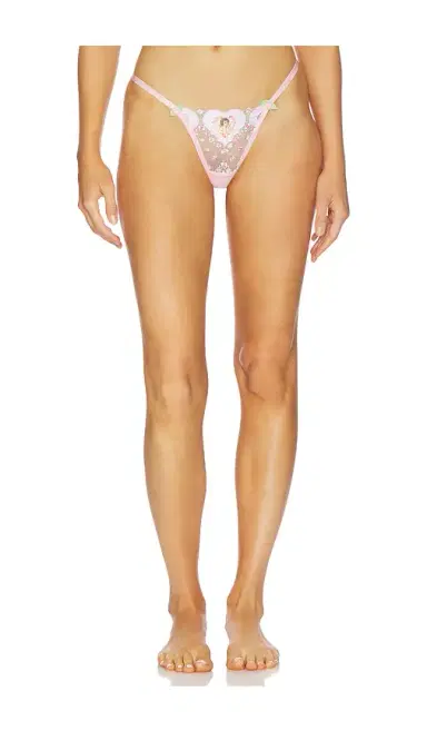 For Love & Lemons Cherub Love Thong Panty | Thumbnail 1