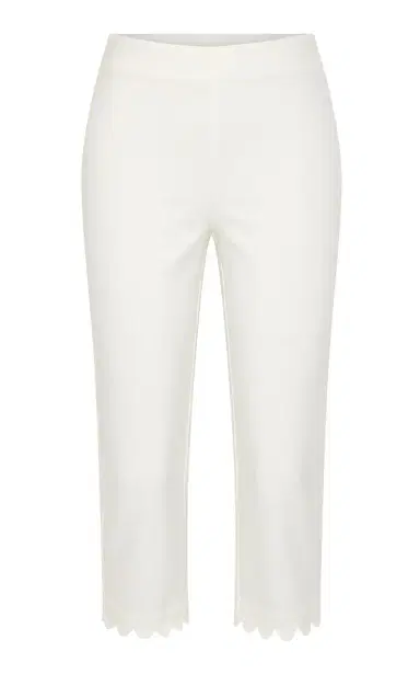 ROAME. Alfie Scallop-Hem Cotton-Blend Capris | Thumbnail 1