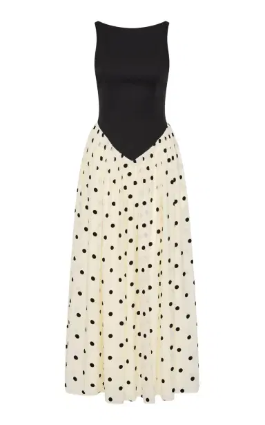 ROAME. Pamela Polka Dot Maxi Dress | Thumbnail 1