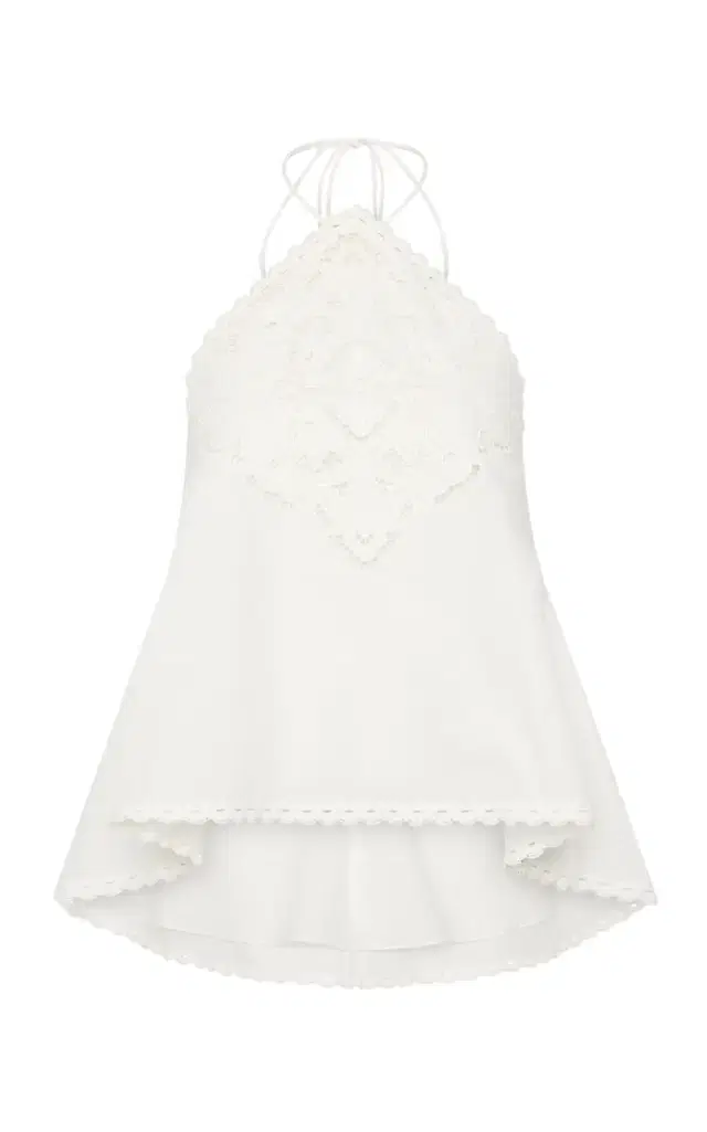 ROAME. Marianne Broderie Anglaise Cotton Halter Top