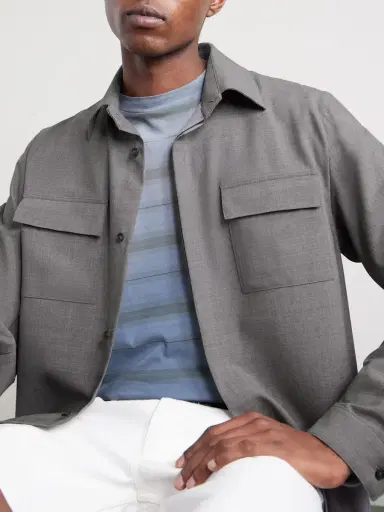 HERNO Wool-Blend Overshirt - Men | Thumbnail 5