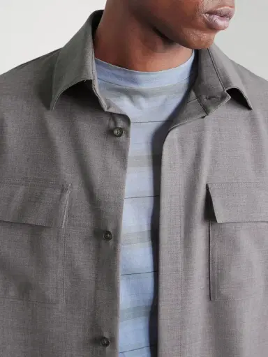 HERNO Wool-Blend Overshirt - Men | Thumbnail 6