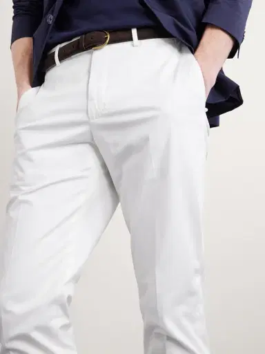 Slowear Tapered Stretch-Cotton Trousers - Men | Thumbnail 6 Slowear Tapered Stretch-Cotton Trousers - Men | Thumbnail 6