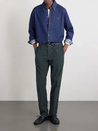 Slowear Straight-Leg Cotton-Corduroy Trousers - Men | Thumbnail 2 Slowear Straight-Leg Cotton-Corduroy Trousers - Men | Thumbnail 2