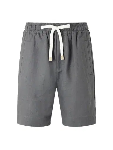 ELEVENTY Straight-Leg Linen Shorts - Men | Thumbnail 1 ELEVENTY Straight-Leg Linen Shorts - Men | Thumbnail 1
