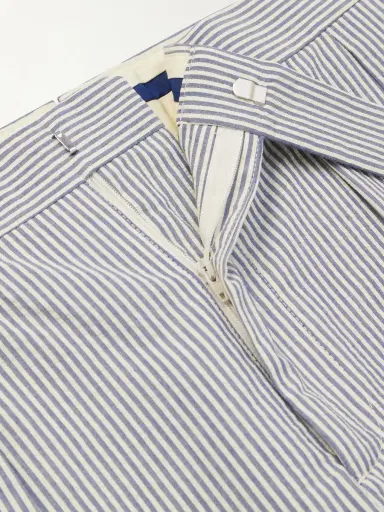Polo Ralph Lauren Tapered Striped Cotton-Seersucker Trousers - Men | Thumbnail 6 Polo Ralph Lauren Tapered Striped Cotton-Seersucker Trousers - Men | Thumbnail 6