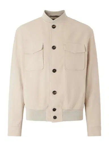 Slowear Suede Bomber Jacket - Men | Thumbnail 1
