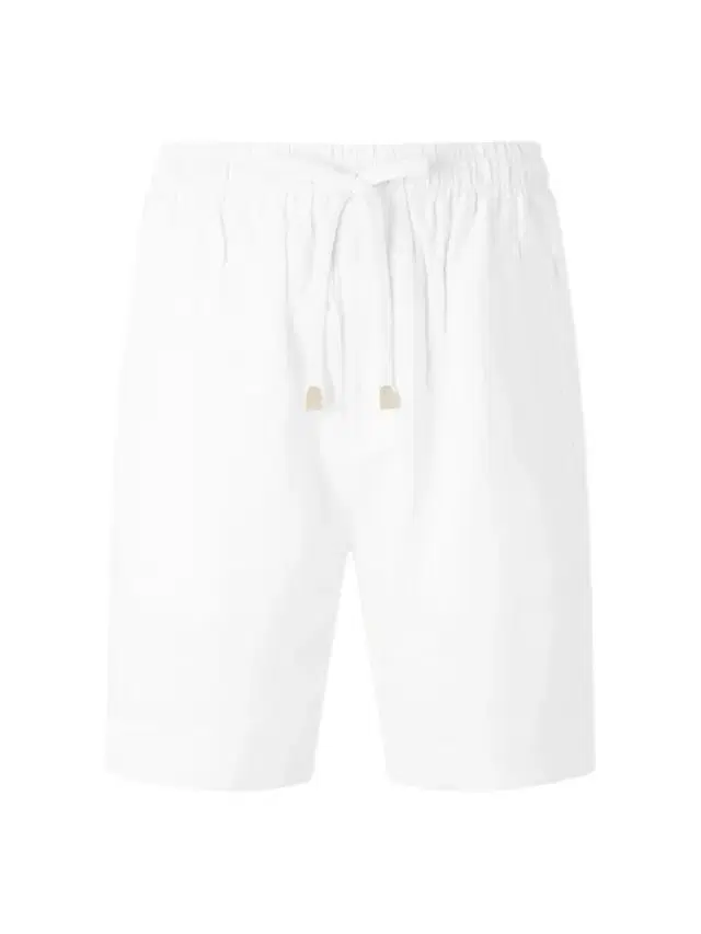 ELEVENTY Straight-Leg Linen Shorts - Men