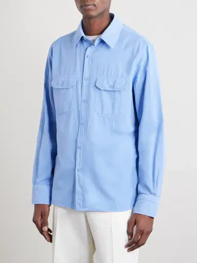 Tom Ford Cotton and Silk-Blend Shirt - Men | Thumbnail 3