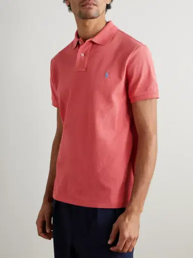 Polo Ralph Lauren Logo-Embroidered Cotton-Piqué Polo Shirt - Men | Thumbnail 3