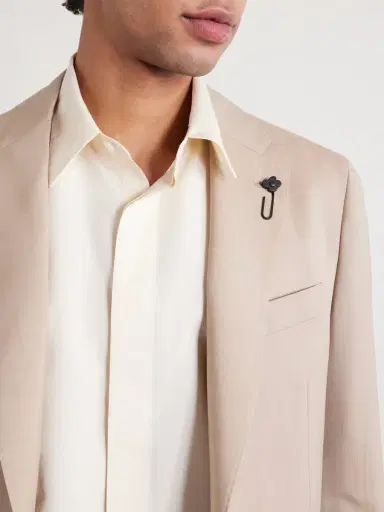 Lardini Cotton and Silk-Blend Shirt - Men | Thumbnail 5 Lardini Cotton and Silk-Blend Shirt - Men | Thumbnail 5