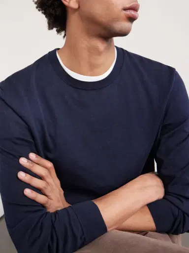 Slowear Cotton and Silk-Blend Sweater - Men | Thumbnail 5 Slowear Cotton and Silk-Blend Sweater - Men | Thumbnail 5