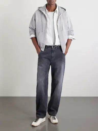 A.P.C. Logo-Embroidered Cotton-Jersey T-Shirt - Men | Thumbnail 2