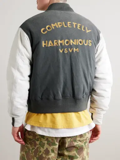 Visvim Varsity Era Embroidered Padded Cotton Down Jacket - Men | Thumbnail 4
