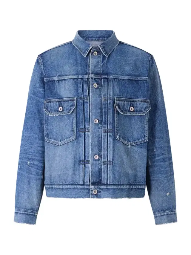 BEYONDEXX Distressed Denim Jacket - Men