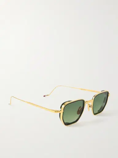 Jacques Marie Mage Atkins D-Frame Gold and Silver-Tone Titanium Sunglasses - Men | Thumbnail 4 Jacques Marie Mage Atkins D-Frame Gold and Silver-Tone Titanium Sunglasses - Men | Thumbnail 4