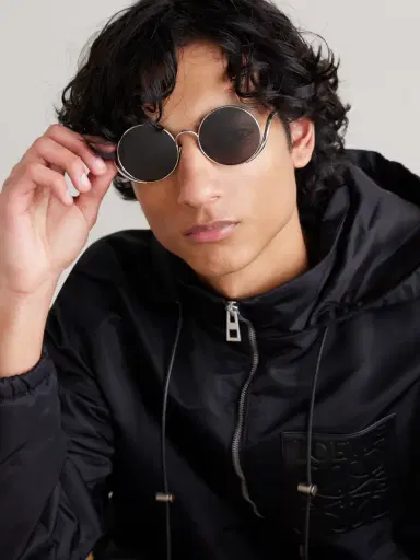 Loewe Round-frame Silver-tone Sunglasses | Thumbnail 2 Loewe Round-frame Silver-tone Sunglasses | Thumbnail 2