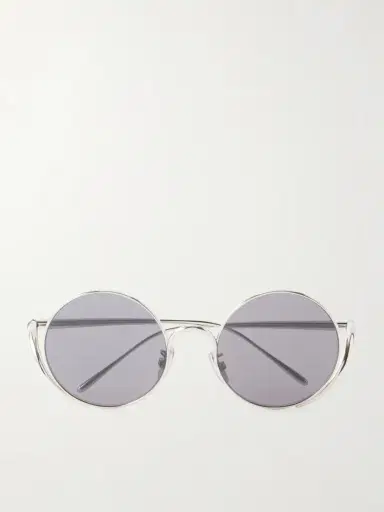 Loewe Round-frame Silver-tone Sunglasses | Thumbnail 5 Loewe Round-frame Silver-tone Sunglasses | Thumbnail 5