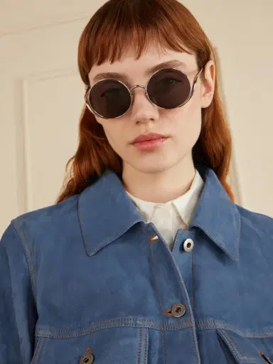 Loewe Round-frame Silver-tone Sunglasses | Thumbnail 6 Loewe Round-frame Silver-tone Sunglasses | Thumbnail 6