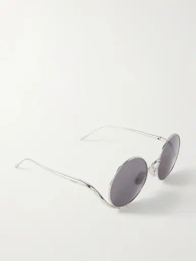 Loewe Round-frame Silver-tone Sunglasses | Thumbnail 7 Loewe Round-frame Silver-tone Sunglasses | Thumbnail 7