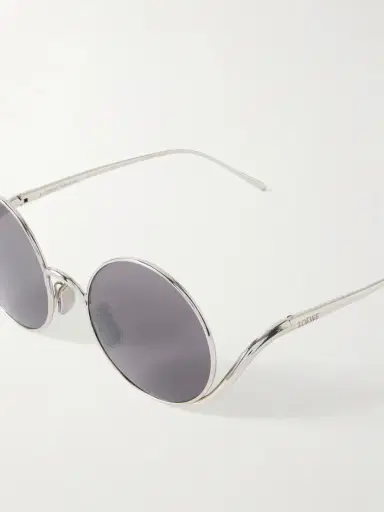 Loewe Round-frame Silver-tone Sunglasses | Thumbnail 8 Loewe Round-frame Silver-tone Sunglasses | Thumbnail 8
