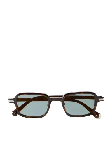 Cartier Eyewear Godron Square-Frame Tortoiseshell Acetate Sunglasses - Men | Thumbnail 1 Cartier Eyewear Godron Square-Frame Tortoiseshell Acetate Sunglasses - Men | Thumbnail 1